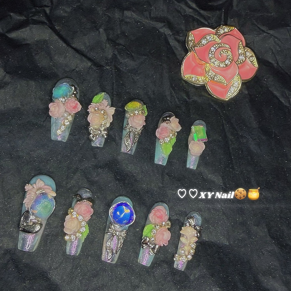 Moonlight Over The Lotus Pond Nail Set